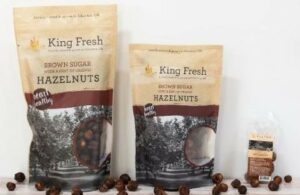 Brown Sugar Hazelnuts in packaging